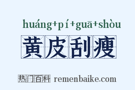 黄皮刮瘦是什么意思的图片